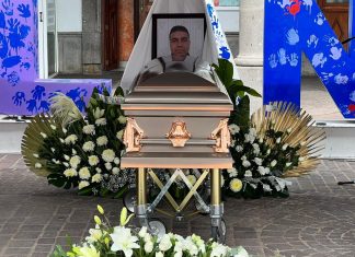 Despiden a Luis Fernando García González, oficial caído en el cumplimiento de su deber Foto: cortesía Gob de Zapotlanejo