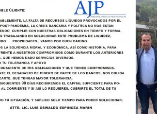 Fallece director de empresa AJP quien defraudó a 130 personas