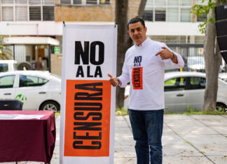 “Chema” Martínez arremete contra el IEPC y asegura que él no promueve la pinta de bardas con su nombre