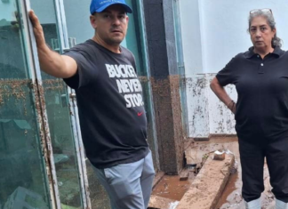 Alcaldesa electa de Zapotlanejo recorre zonas afectadas por lluvia y desbordamiento de presa