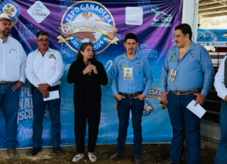 Patricia Sánchez estuvo presente en la 7m Muestra Nacional Pelifolk en el marco de la edición XL de la Expo Ganadera Jalisco