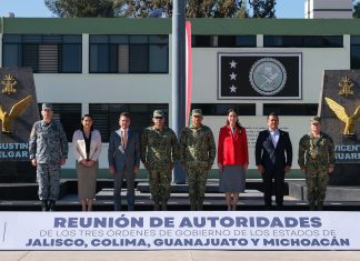 Acude Pablo Lemus, Gobernador de Jalisco, a reunión con mandatarios estatales de la región; pide cerrar filas en materia de Seguridad