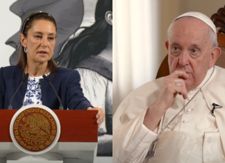 Claudia Sheinbaum lamenta la muerte del Papa Francisco