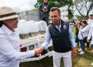 Lemus confirma siembra de tilapia en Presa La Vega