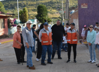 Renuevan calle Independencia en El Saucillo